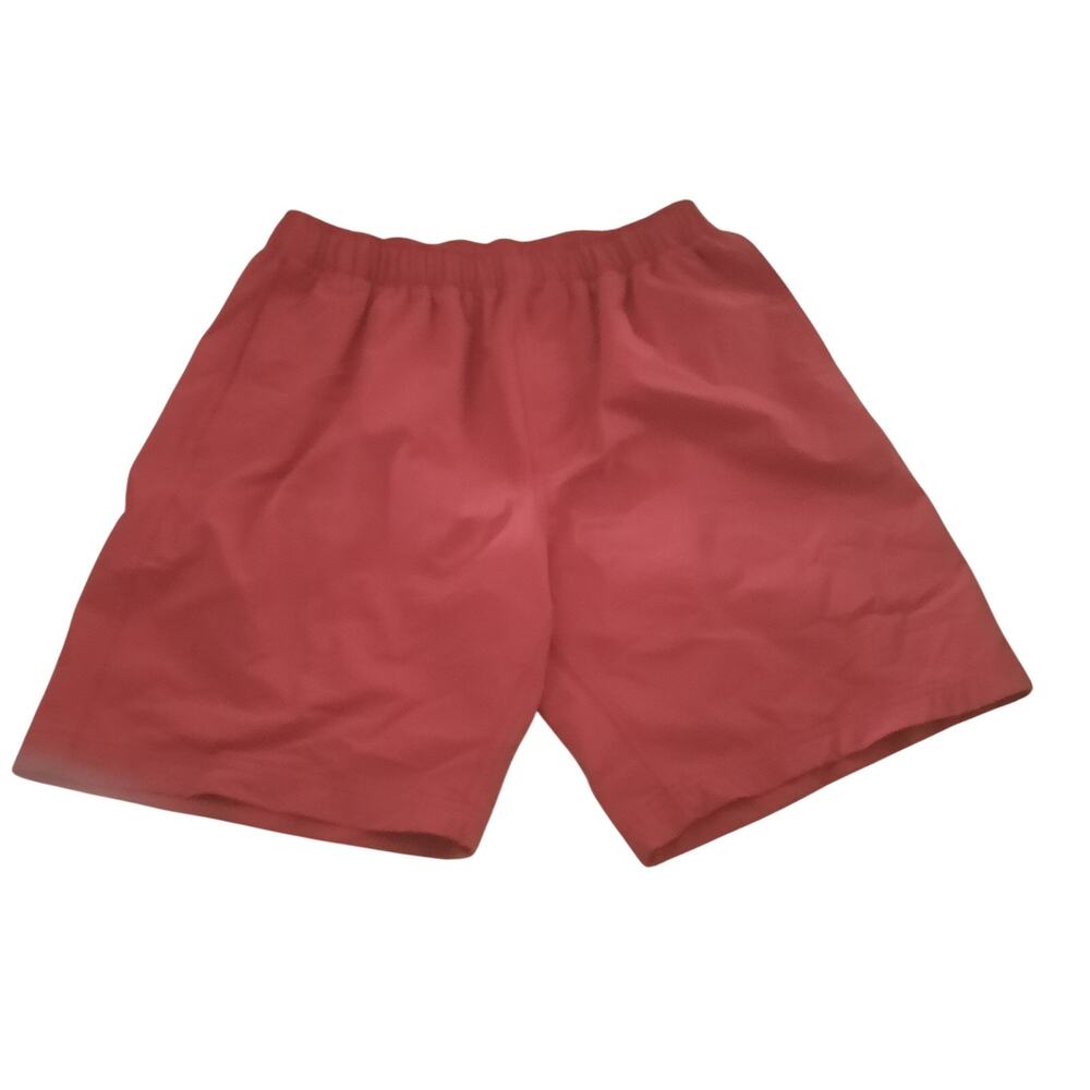 Oloivers Mens Red Shorts With Inside Drawstring Waist And Slant Pockets Size M